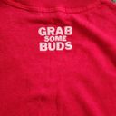 Budweiser Red/White  Sweater, Women's M Photo 6