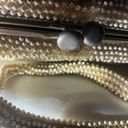 Antique vintage beaded pearl like white beaded purse. Photo 2