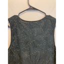 American Vintage Sweet Sue Vintage Sleeveless Rhinestone Embellished Silk Vest Size Large Photo 6