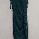 Emerald Sundae Green Dress With Slit Photo 0