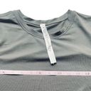 Lululemon  High Neck Running and Training T-shirt Size 2 Smoked Spruce Photo 3