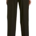 Helmut Lang  High Waisted Relaxed Wool Pant Wool Twill Black Trouser Women Size 0 Photo 1