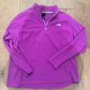 The North Face Purple Fleece Half Zip Photo 1