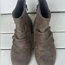 blowfish  Malibu Cozy Up Vegan Zip Up Velour Lined Grunge Ankle Booties Boots 8.5 Photo 2