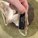 Natori NWOT  Feathers Plunge T-Shirt Bra Lightly Padded Nude Tan Lace Size 32C Photo 3