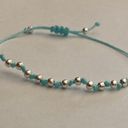 Beaded Friendship Bracelet Blue Photo 0