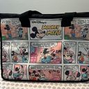 Disney  Mickey Minnie Mouse Comic Strip Zipper Tote Travel Overnight Large Bag Photo 6