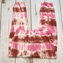 Sundry  Pink and Wine Tie Dye Basic Terry Sweatpants NEW Size 1 Small Photo 5