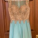 PromGirl Blue Homecoming Dress Photo 3