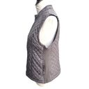 Karen Scott Laura Scott Lightweight Quilted Vest Gray Size Large Photo 3