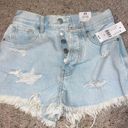 PacSun High-Waisted Denim Shorts Photo 1