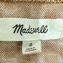 Madewell  Gingham Jacquard Square-Neck Puff Sleeve Top Size Small Photo 8