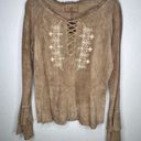 Arden B Vintage  Suede Leather Top Photo 6