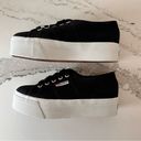 Superga  2790 Black Platform Sneakers Photo 10