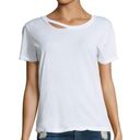 n:philanthropy  Cypress Slit Tee Top in White XSmall New Womens Tshirt Photo 2