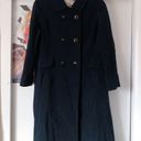 Vintage Black Pea Coat Size M Photo 0