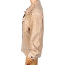 Chico's CHICO’s 100% Suede Leather jacket w/colorful embellishments. Size “3”=XL/16.VGUC Photo 4