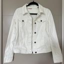 Wrangler Authentics White Stretch Denim Jacket Size Small Photo 0