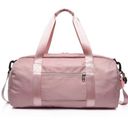 Pink Gym Bag Duffle Travel Bag Weekender Tote Photo 1