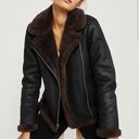 Abercrombie & Fitch Fur Moto Jacket Photo 0