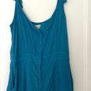 Urban Outfitters Blue Ruffle Romper Photo 0