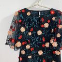 Draper James  size 4 embroidered sequin floral tulle midi dress Formal Holiday Photo 4