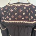 American Eagle  black embroidered long sleeve dress size XS Photo 8