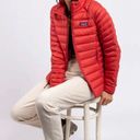 Patagonia  Women’s Down Sweater Red Puffer Coat Small Photo 1