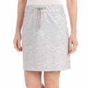 Hilary Radley  Light Gray Space Dye Pull-On Skirt Photo 7