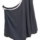 Free People NWT  You're The One‎ Black One Shoulder Tie Tank Top Size Small Photo 4