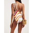 Solid & Striped 💕💕 Saree Wave Asymmetric Swimsuit Photo 3