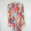 Alexis  TARGET shirt dress retro multicolor long sleeve maxi boho woman plus 2X Photo 2