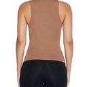 Naked Wardrobe  Turtleneck Lightweight Knit Top in Light Brown Women's XS Photo 2