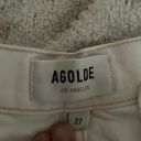 AGOLDE White Ripped Jeans Photo 1