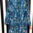 Vera Bradley  Plush Hooded Robe EUC Blue Floral Large /Extra Large Woman’s 14/16 Photo 0