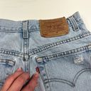 Levi's  Vintage 550 Light Wash High Waisted Distressed Cutoff Jean Shorts 28 Fray Photo 5