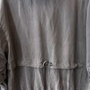 Adidas  X Stella Mccartney Grey Soft Suede Bomber Tracksuit Jacket Cinched Medium Photo 5