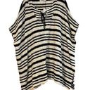 Mango NWT MNG Striped Poncho Cape Isabela Small Photo 0