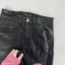 ZARA  Jeans Women 30 Solid Black Coated Denim Skinny Leg Mid Rise Pocket Cotton Photo 6