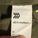 All In Motion Women's French Terry High-Rise Jogger Taper Pants  Moss Green M Photo 8