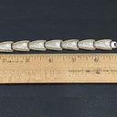 Brighton Retired Vintage  2-tone Gold & Silver Rhinestone Ornate Link Bracelet Photo 11