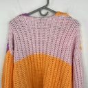 Wild Fable  Chunky Sweater Sherbet Crop Open Cardigan long sleeves open front XL Photo 10