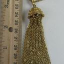 Monet  Chain Dangle Pendant Plus Size Friendly Gold Tone Necklace 23+" Box Clasp Photo 4