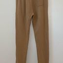 N: Philanthropy Front Zip Joggers Sweatpants in Camel Tan Size M Photo 4