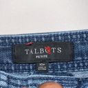 Talbots  Petite Stretch Denim Button Down Skirt Size 10P Photo 5