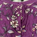 American Vintage Vintage America Blues pretty floral purple top Photo 7