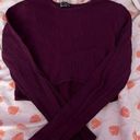 ZARA Maroon Long Sleeve Photo 0