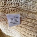 Pink Lily  Oversized Beige Chunky Knit Cardigan Size L Photo 5