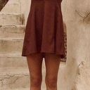 Free People  Bom Bom Island Mini Dress in Chocolate Love Photo 0