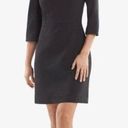 MM.LaFleur  Women's Lena Textured Ponte Dress Charcoal Gray Photo 1